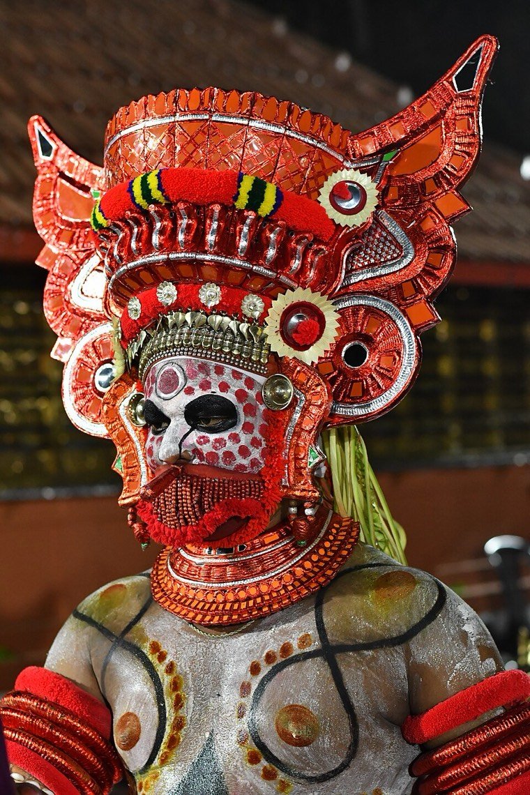 Bappiriyan Theyyam in ritual attire