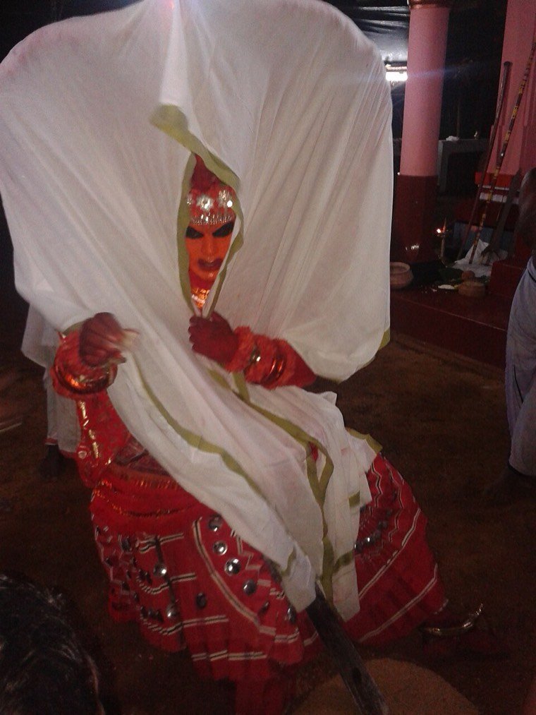 Mappila Theyyam Theyyam in ritual attire